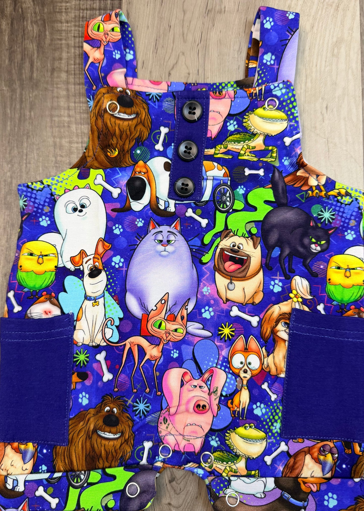 Unleashed & Unsupervised Terry Short Overalls