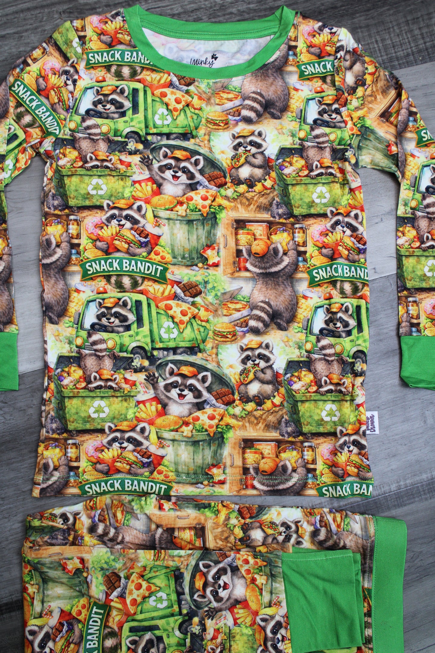 Snack Bandit 2 Piece Long Sleeve Set
