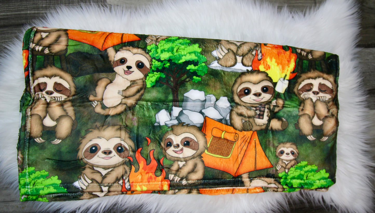 Camp Sloth Throw