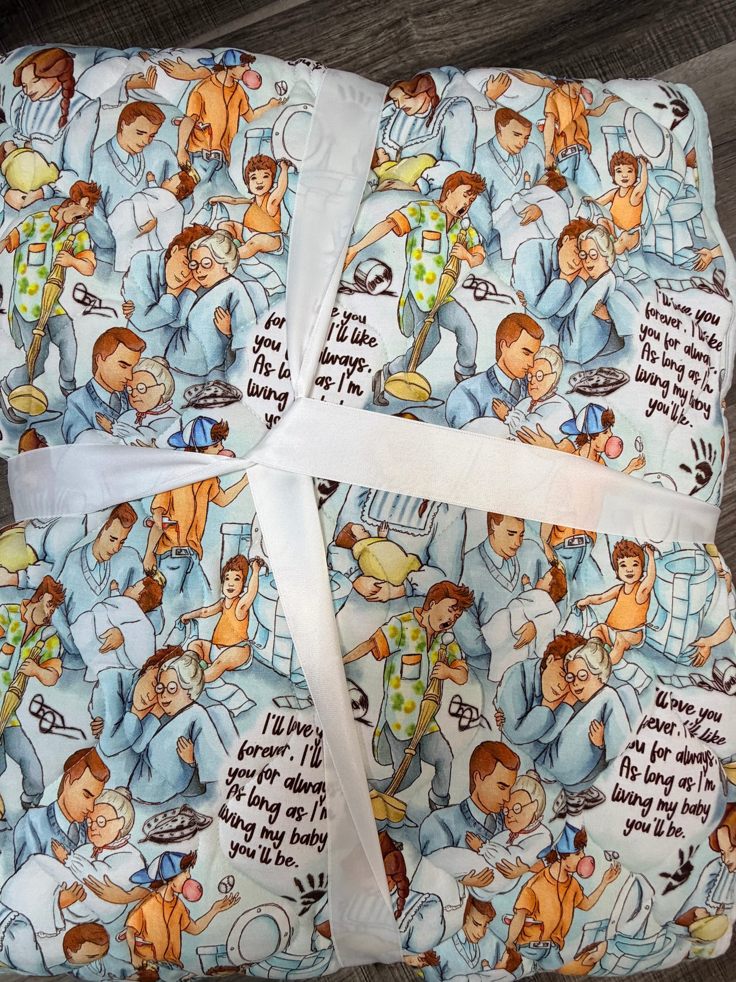 Forever & Always 60x80 Quilted Blanket