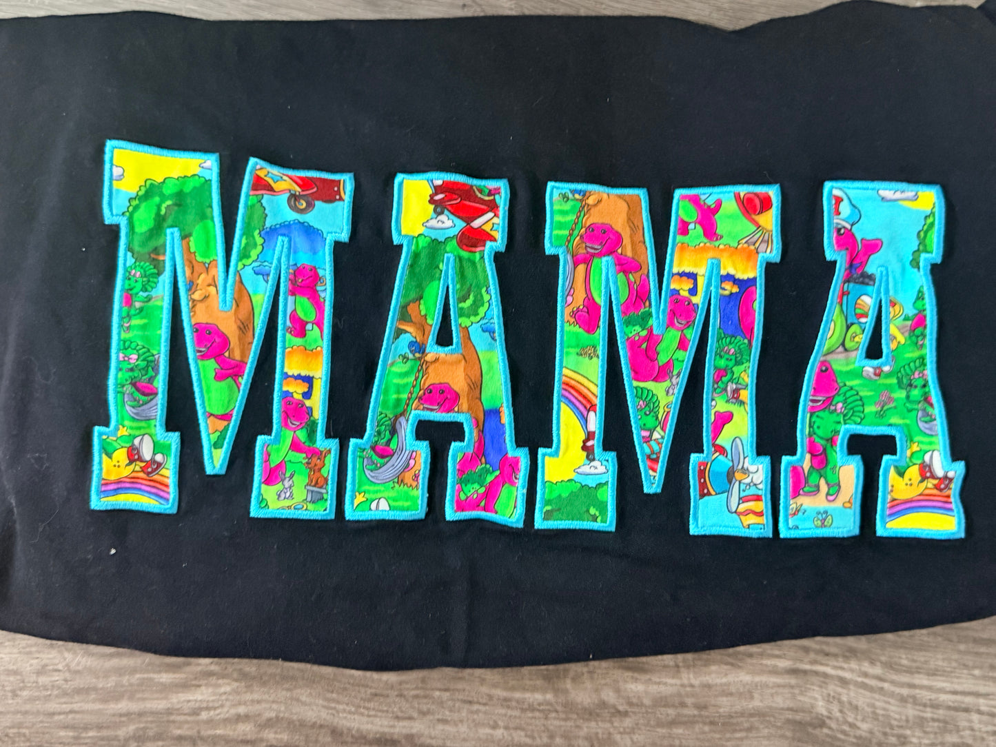 Friendly Purple Dinosaur Mama Crew