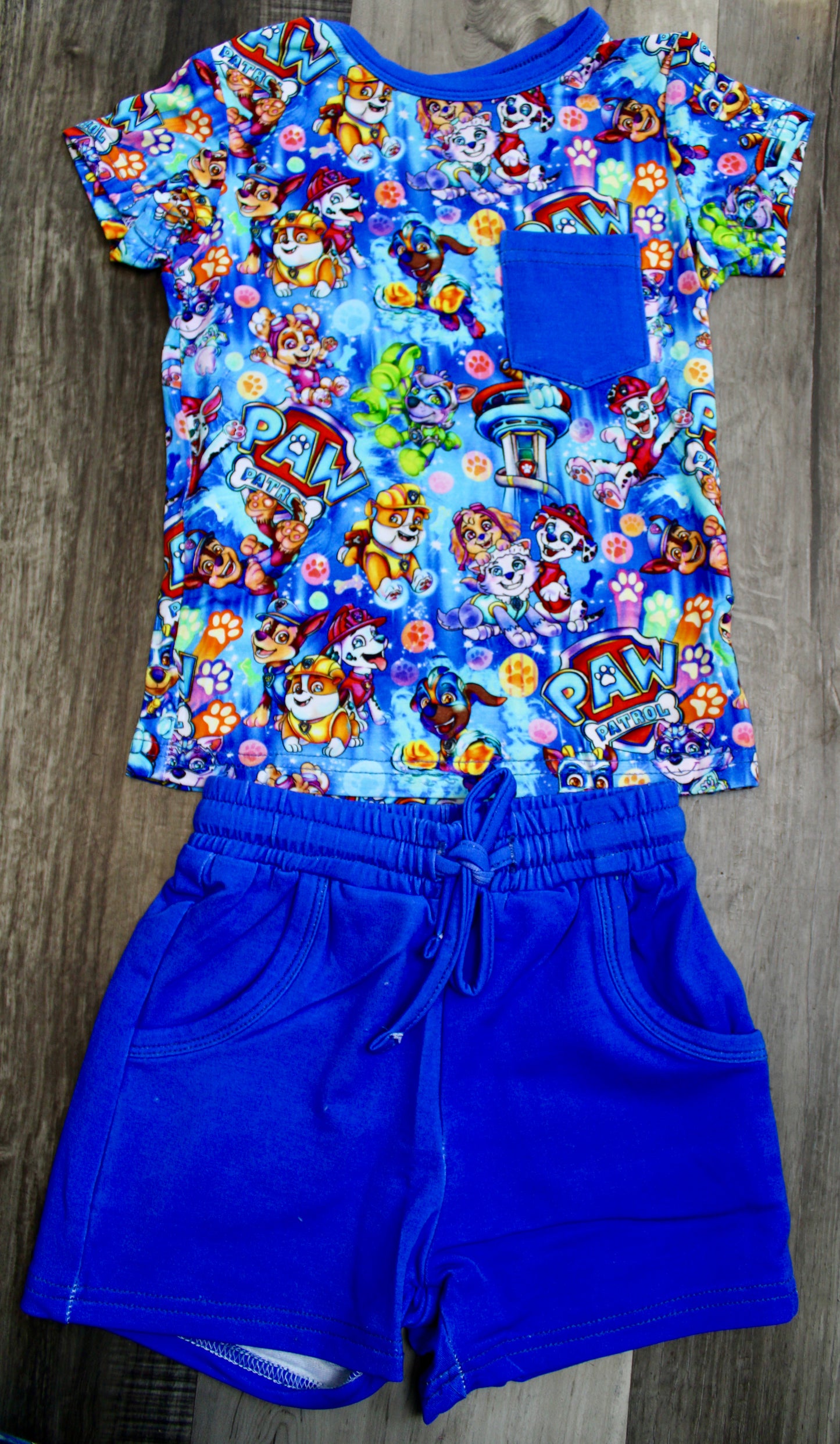 Rescue Pup Crew Pocket Tee & Shorts