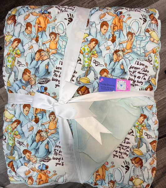 Forever & Always 60x80 Quilted Blanket