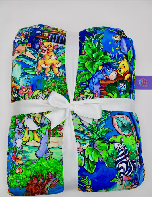 Enchanted Safari 60x60 Quilted Blanket
