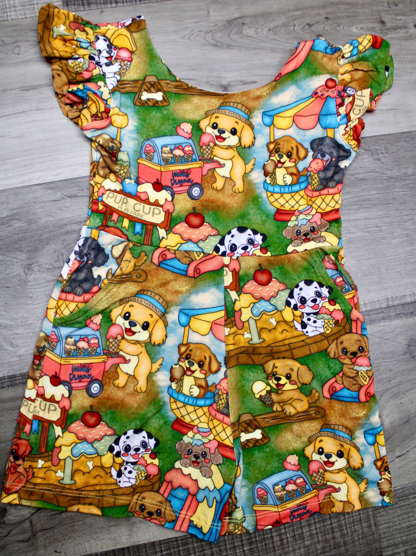Bark Park Short Romper
