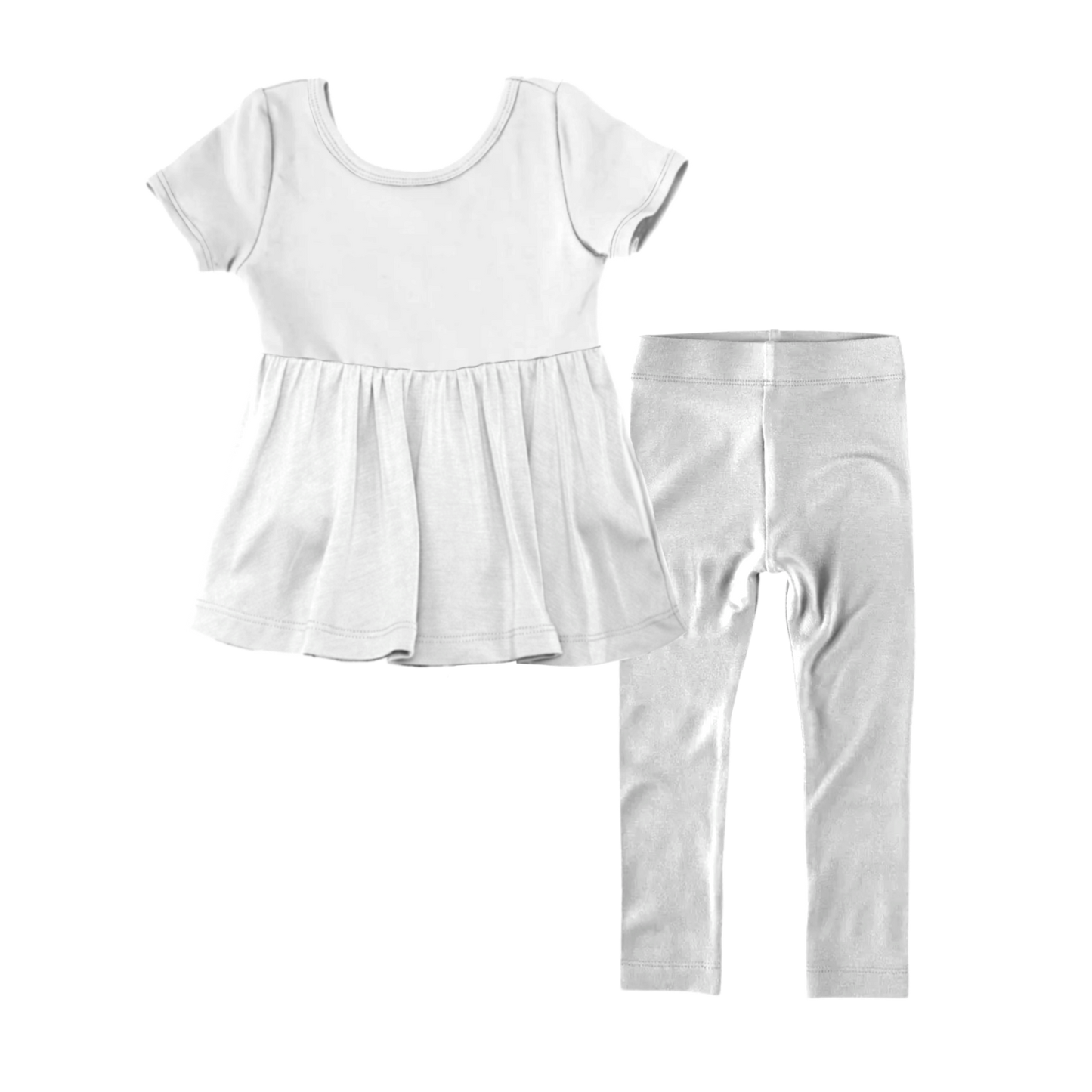 Custom Short Sleeve Peplum with Pants NO CODES