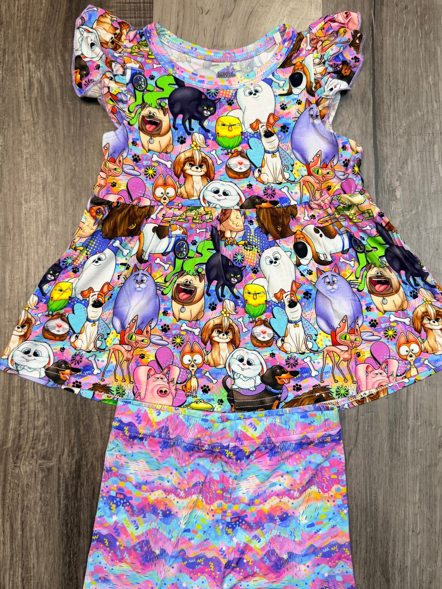 Fur Real Fun Peplum and Shorts