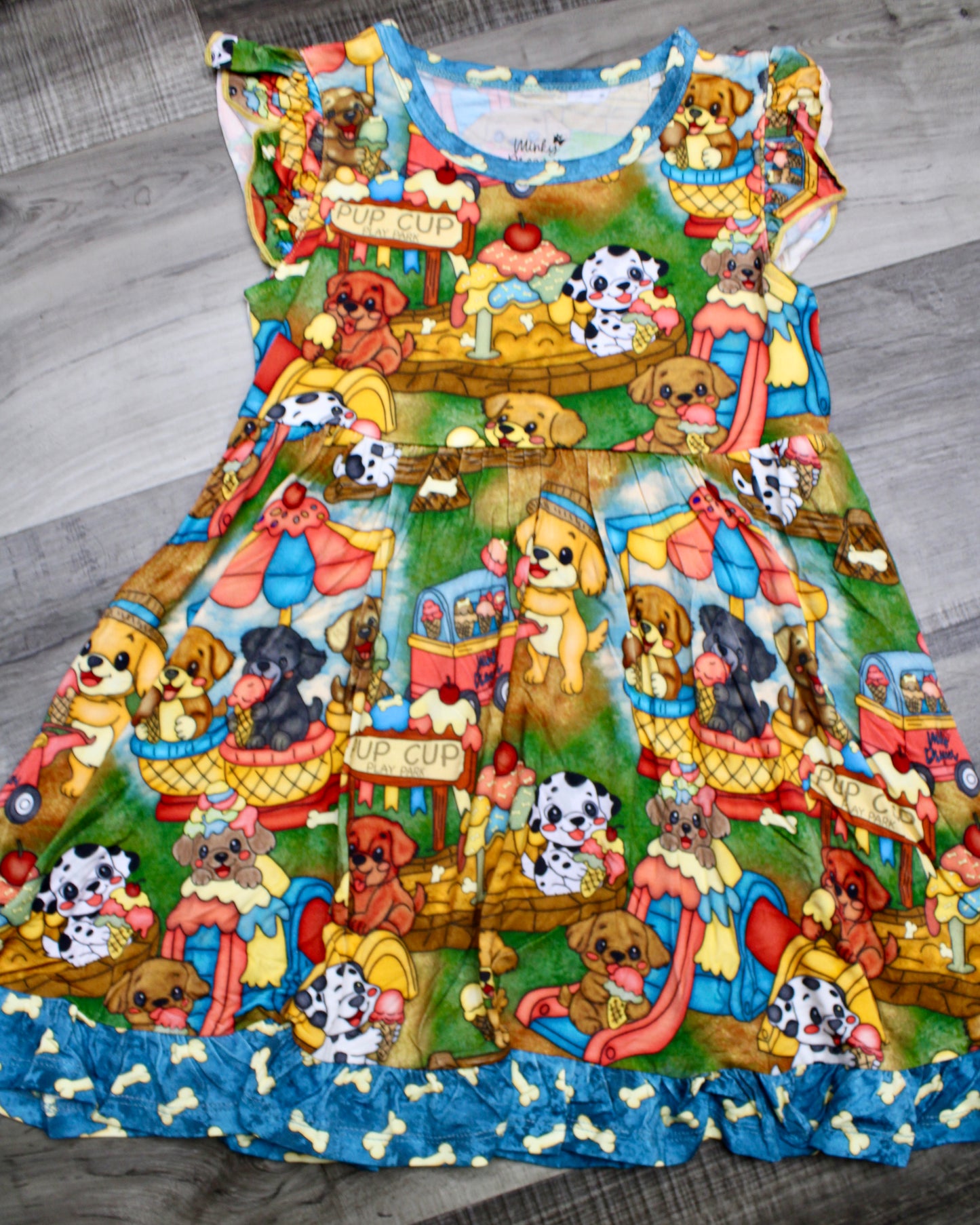 Bark Park Flutter Sleeve Twirl