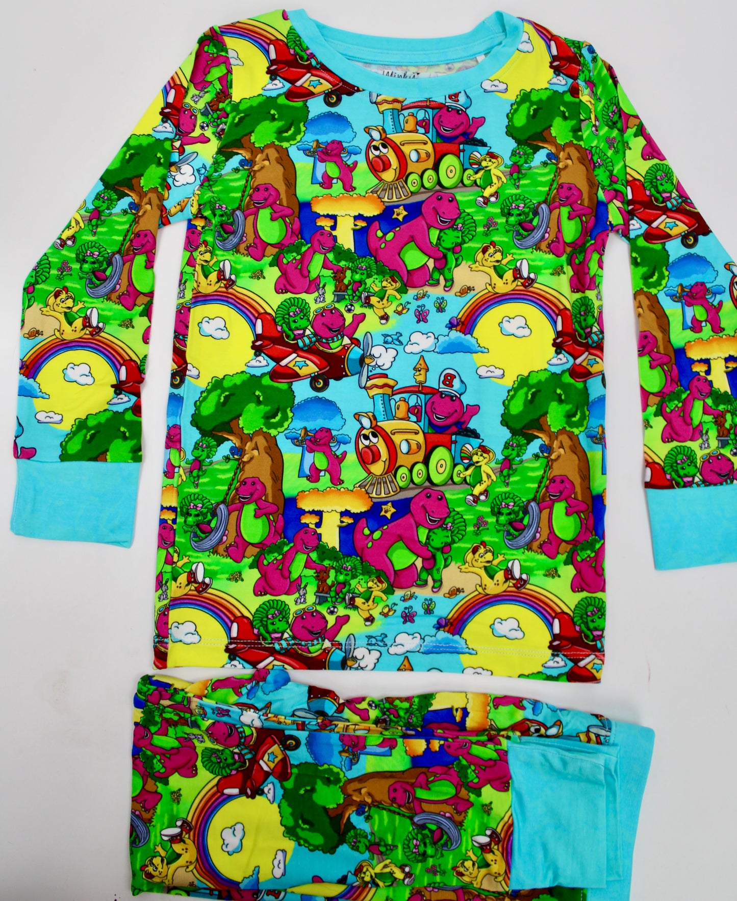 Friendly Purple Dinosaur 2 Piece Set