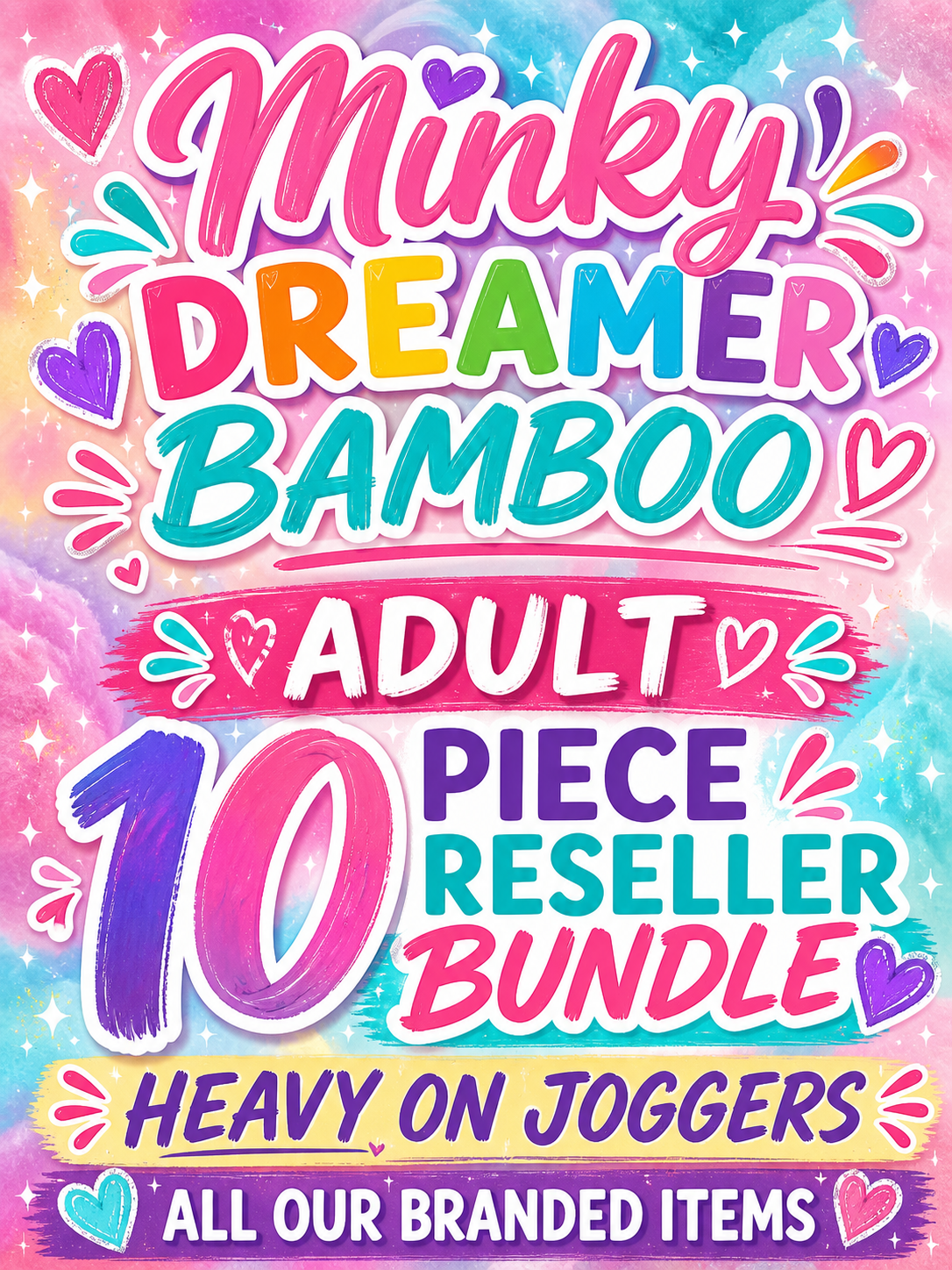 NO CODES 10 Piece Adult Bamboo Reseller Bundle