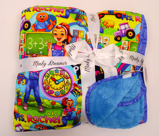 First Words Fun 40x30 Bamboo Plush