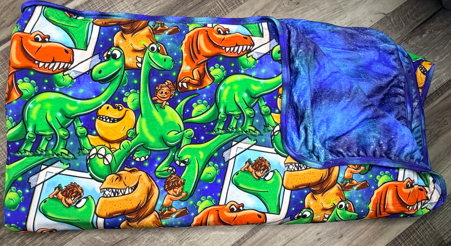 Tiny Roars 60x60 Bamboo Plush Blanket