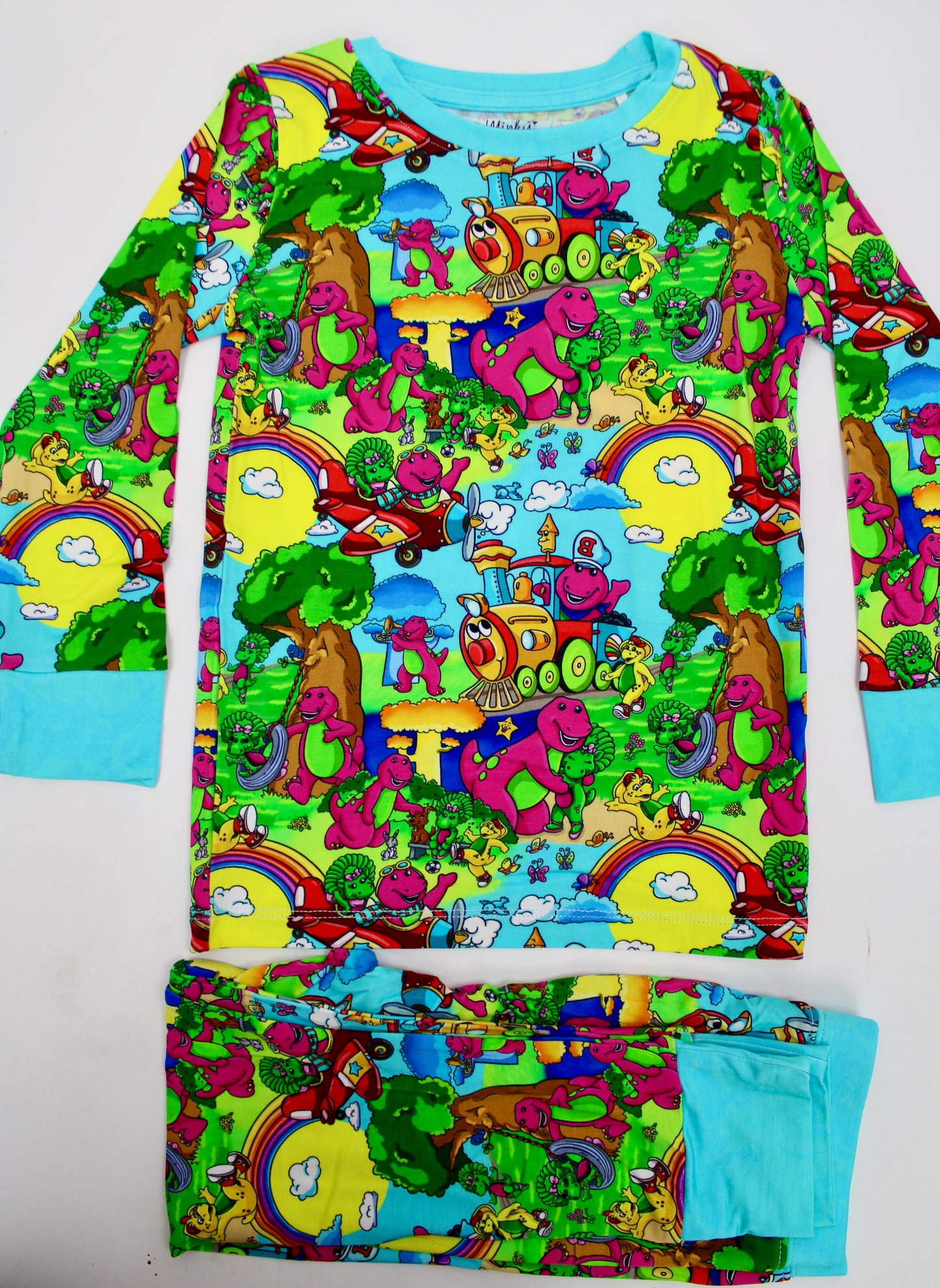 Friendly Purple Dinosaur 2 Piece Set