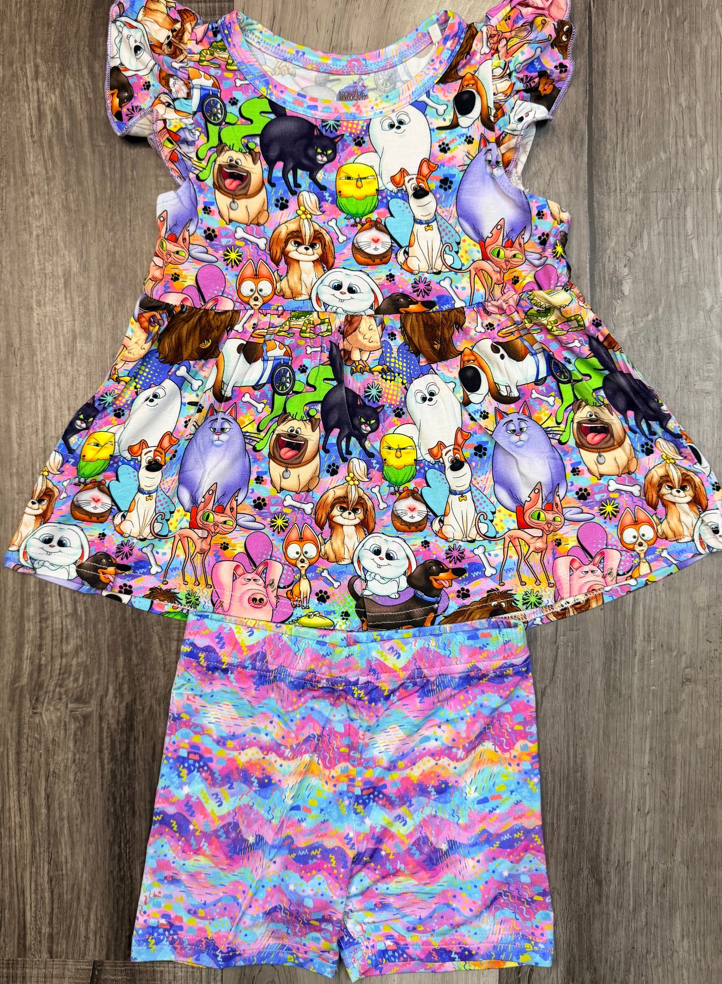 Fur Real Fun Peplum and Shorts
