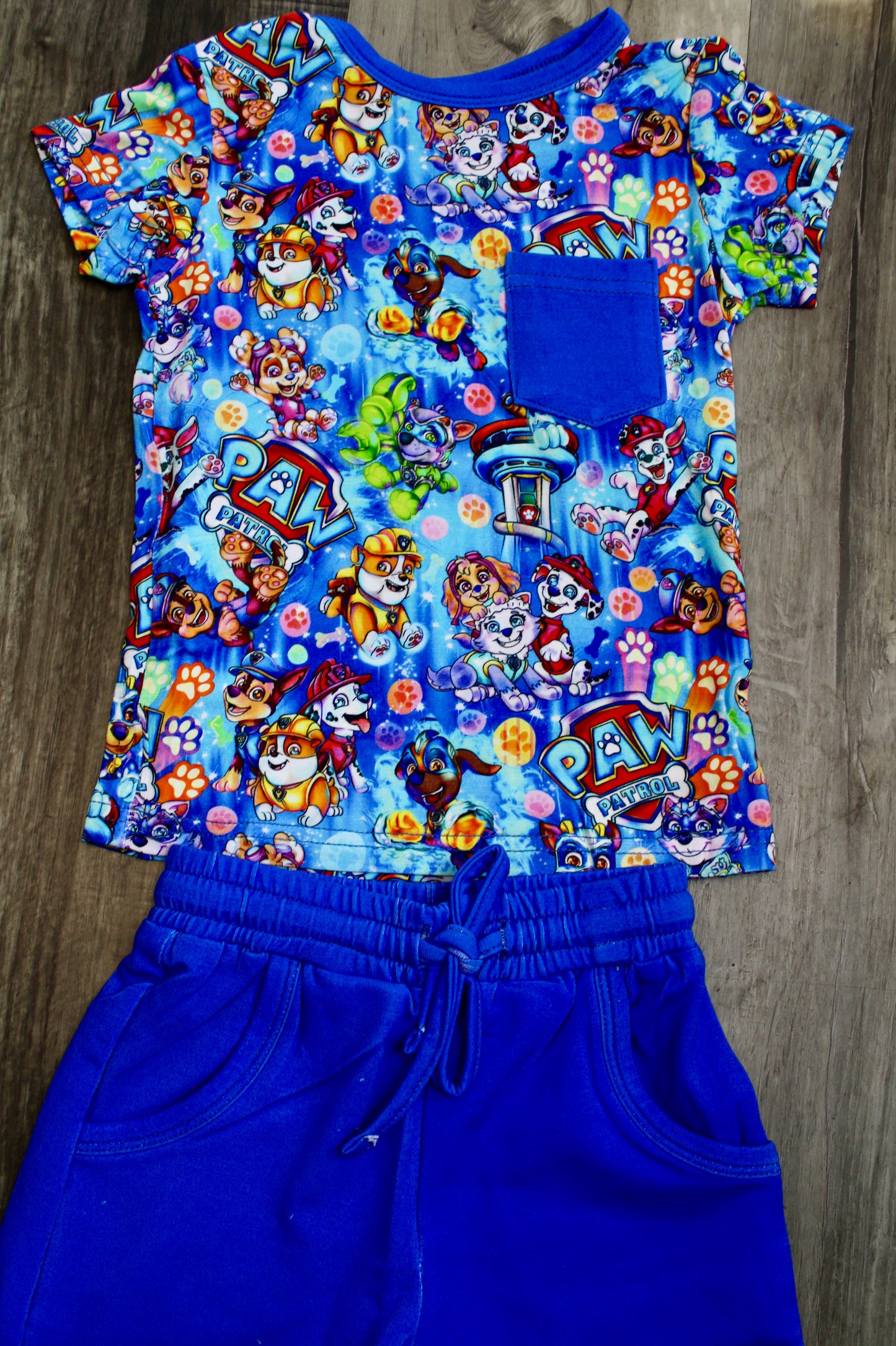 Rescue Pup Crew Pocket Tee & Shorts