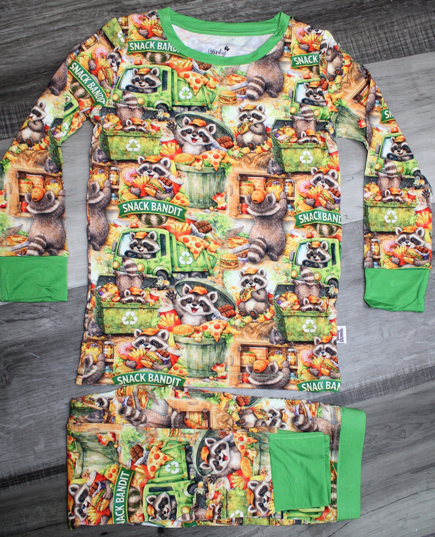 Snack Bandit 2 Piece Long Sleeve Set