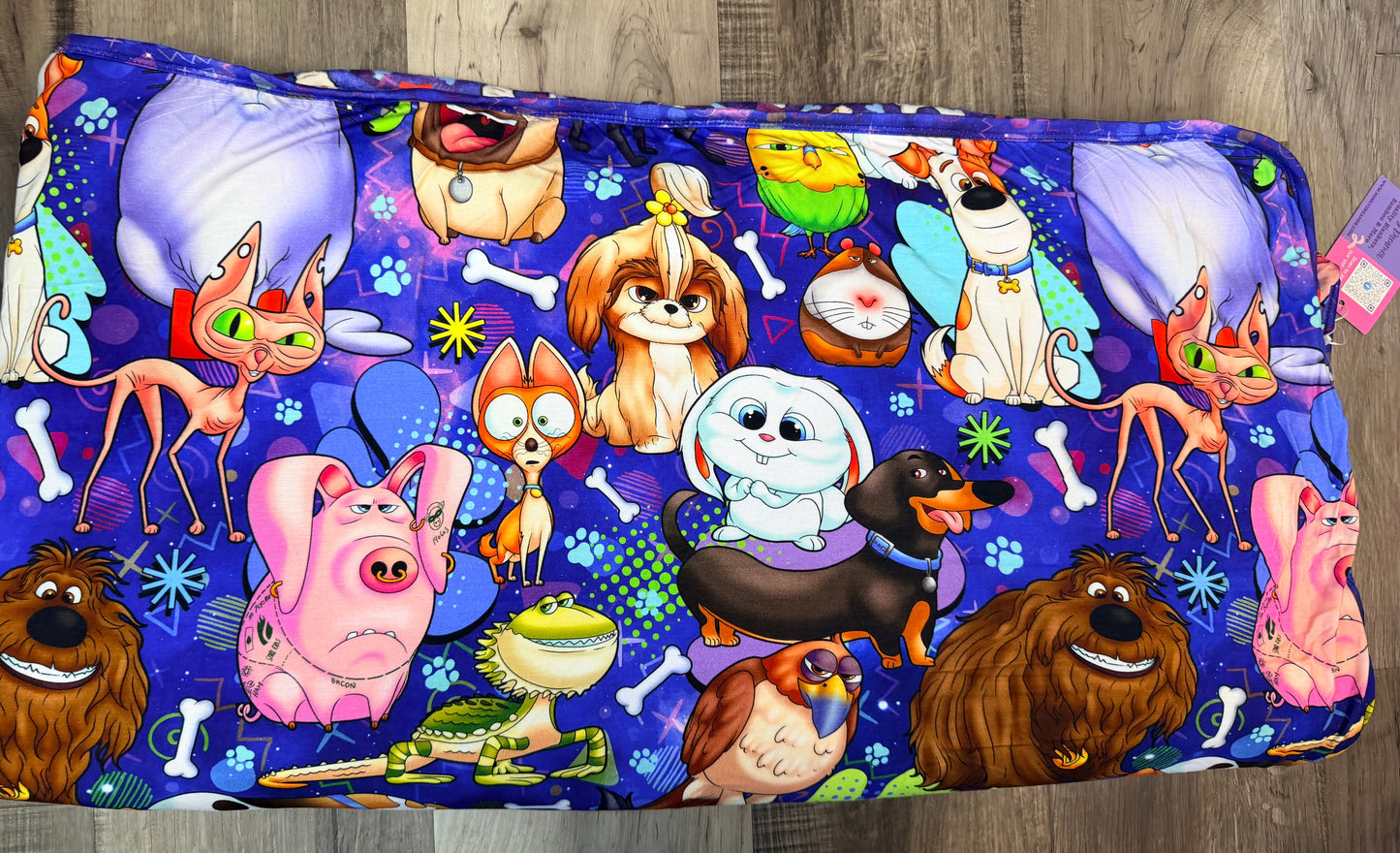Unleashed & Unsupervised 60x60 Bamboo Plush Blanket