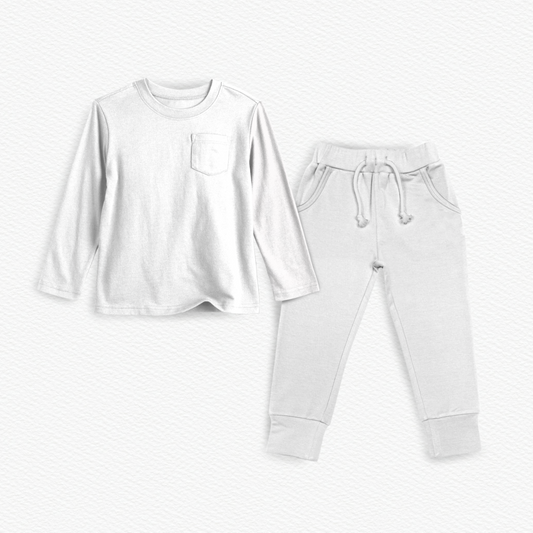 NO CODES Custom Long Sleeve Pocket tee & joggers