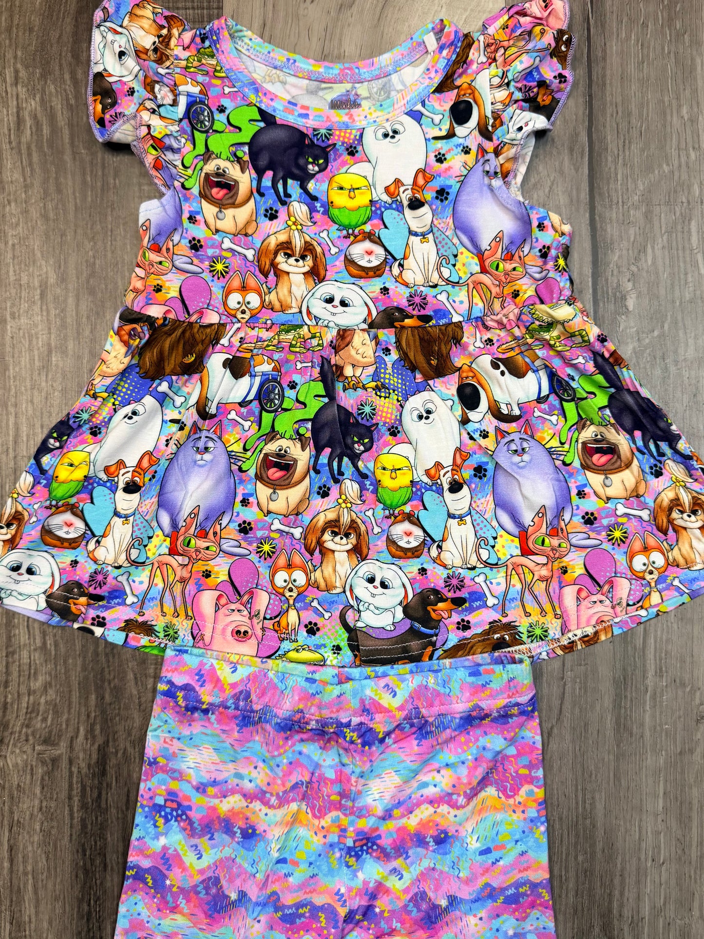 Fur Real Fun Peplum and Shorts