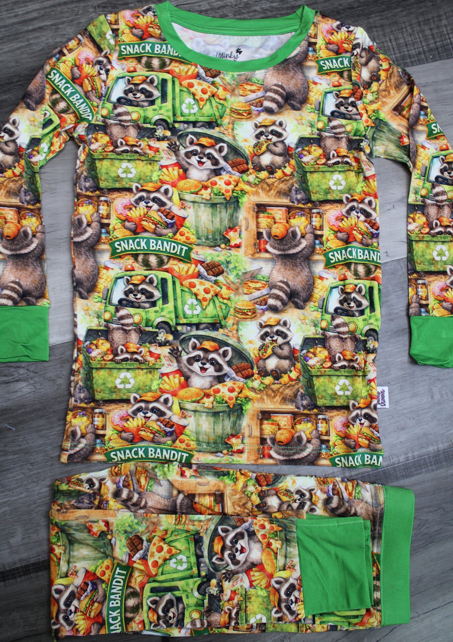 Snack Bandit 2 Piece Long Sleeve Set