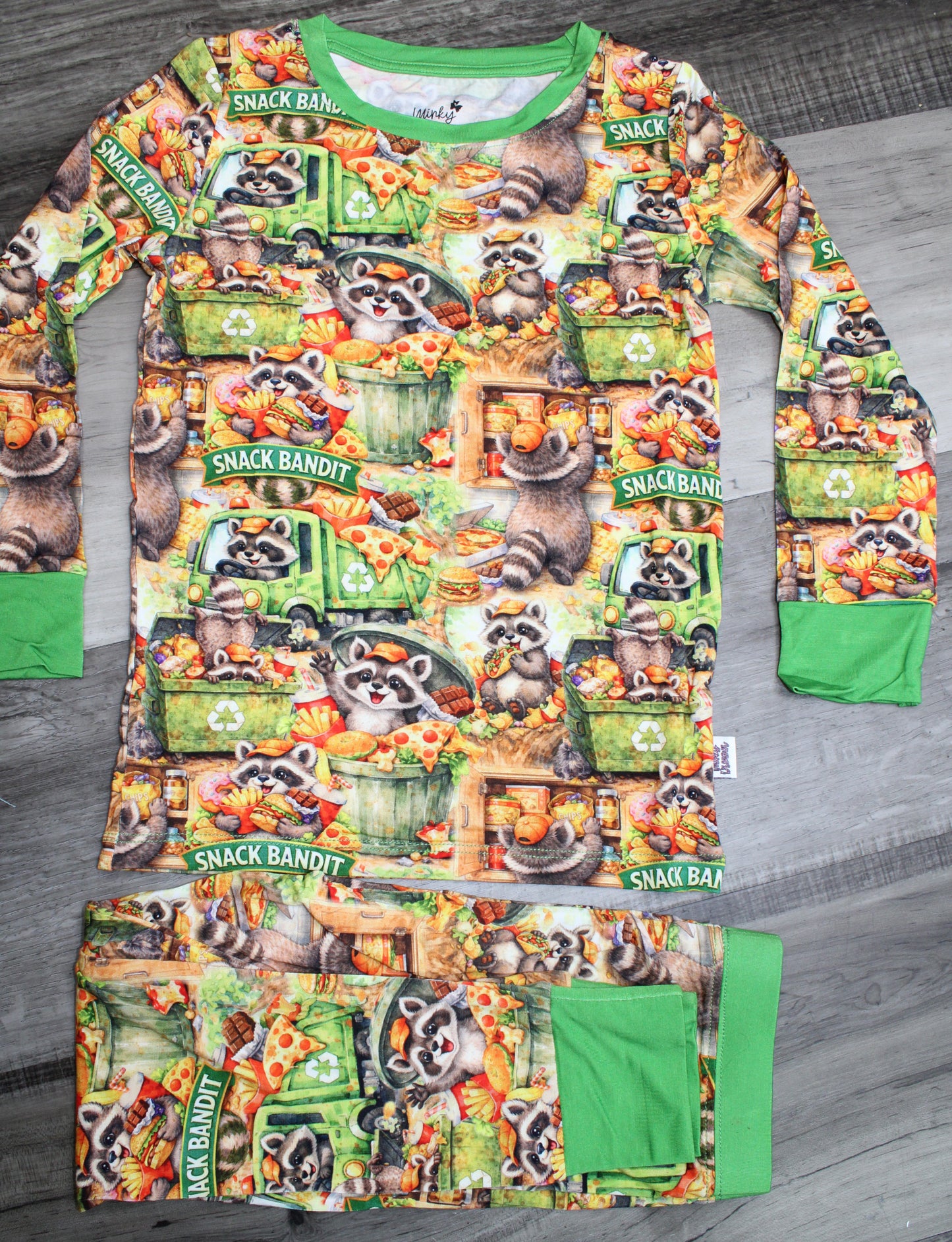Snack Bandit 2 Piece Long Sleeve Set