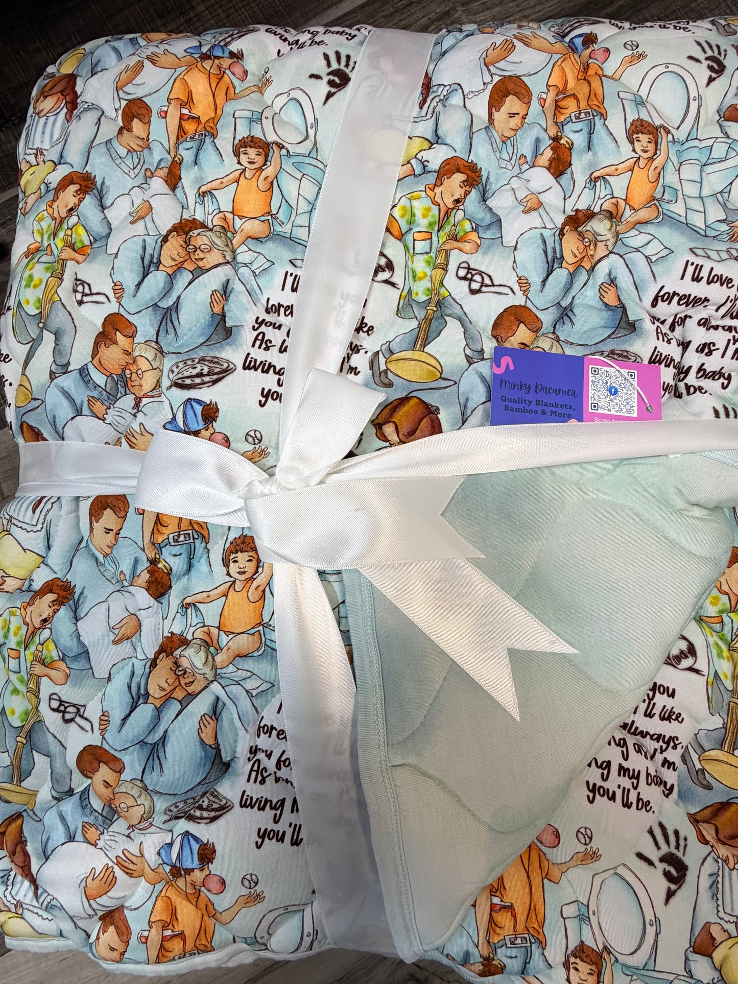 Forever & Always 60x80 Quilted Blanket