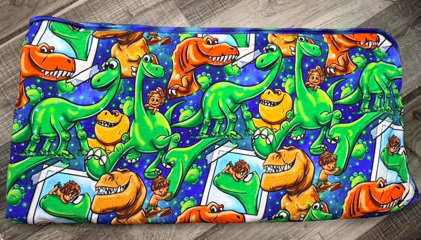Tiny Roars 60x60 Bamboo Plush Blanket