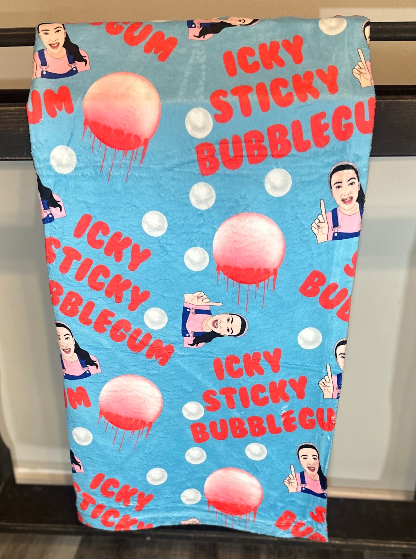 30x40 Bubble Gum Silk Touch Minky