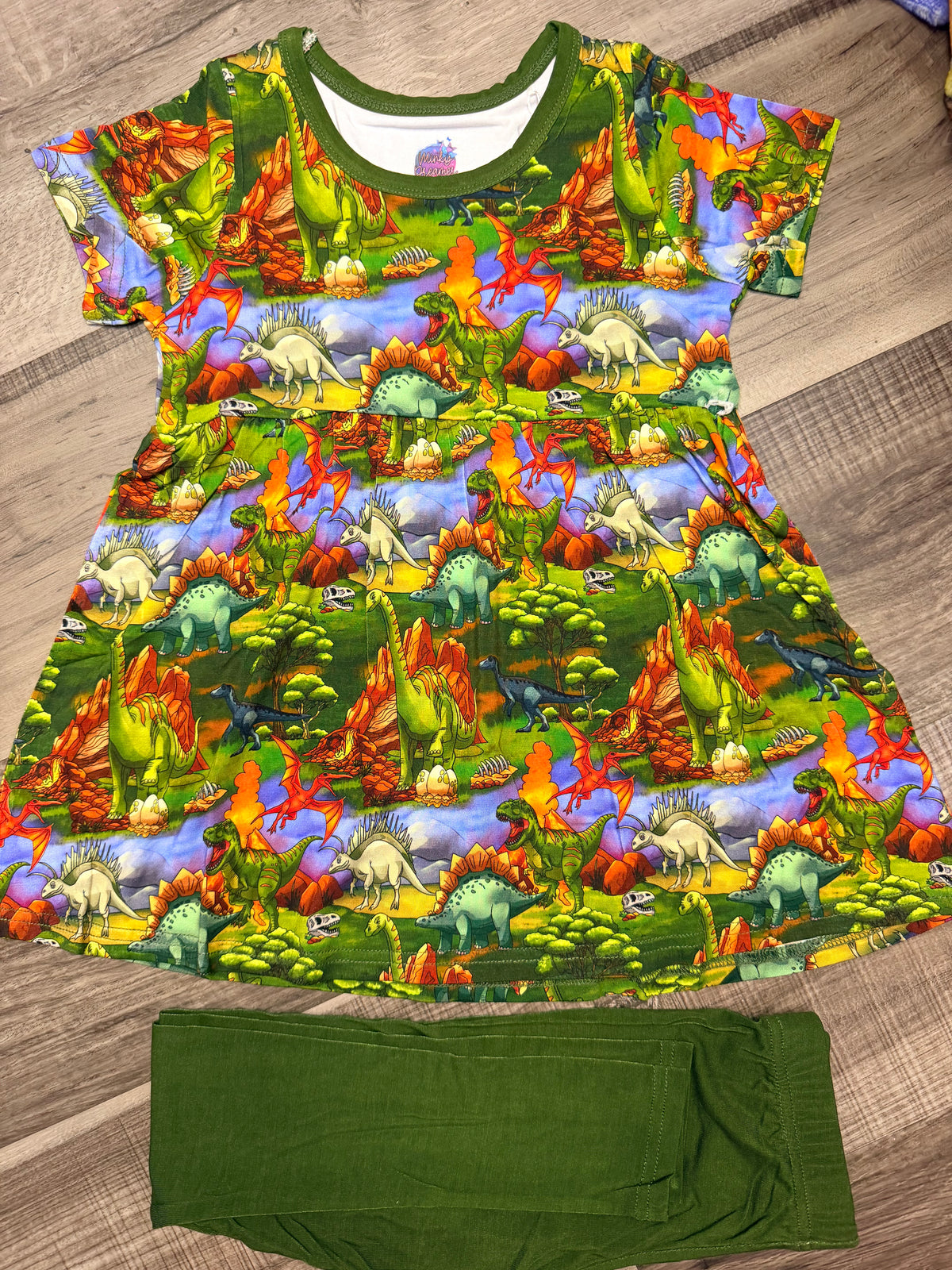 Dino Days Peplum Set