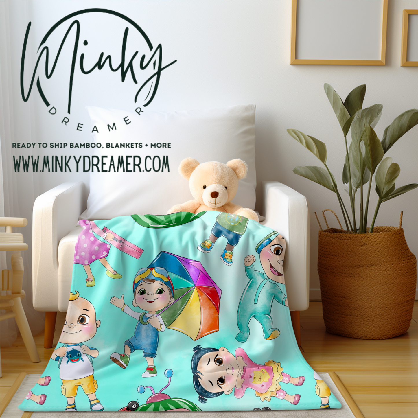 Minky Lux Sherpa Blanket