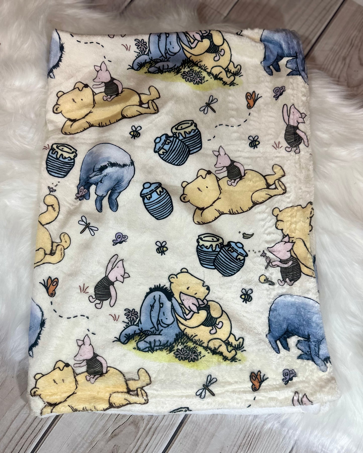 30x40 Classic Bear Silk Touch  Minky