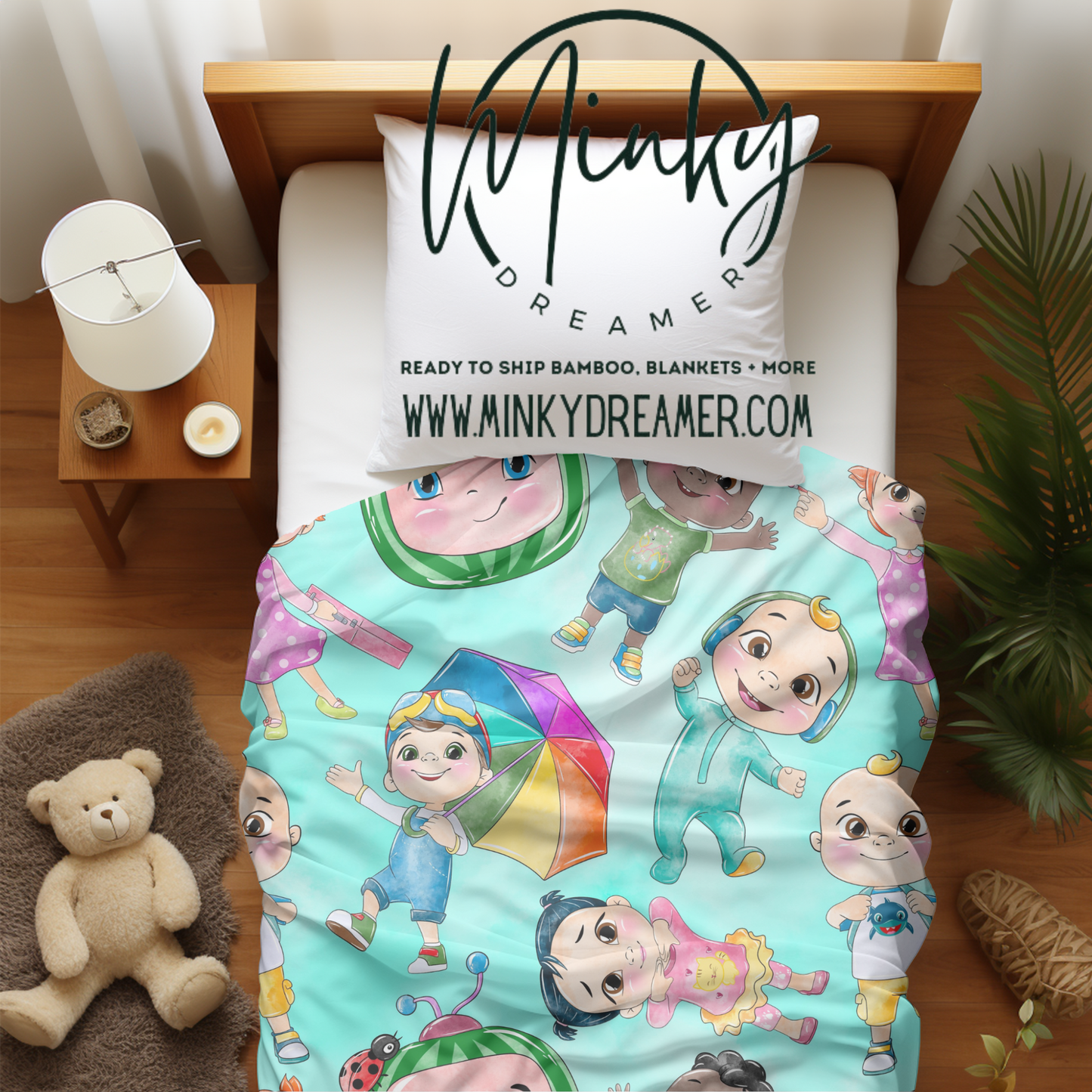 Minky Lux Sherpa Blanket