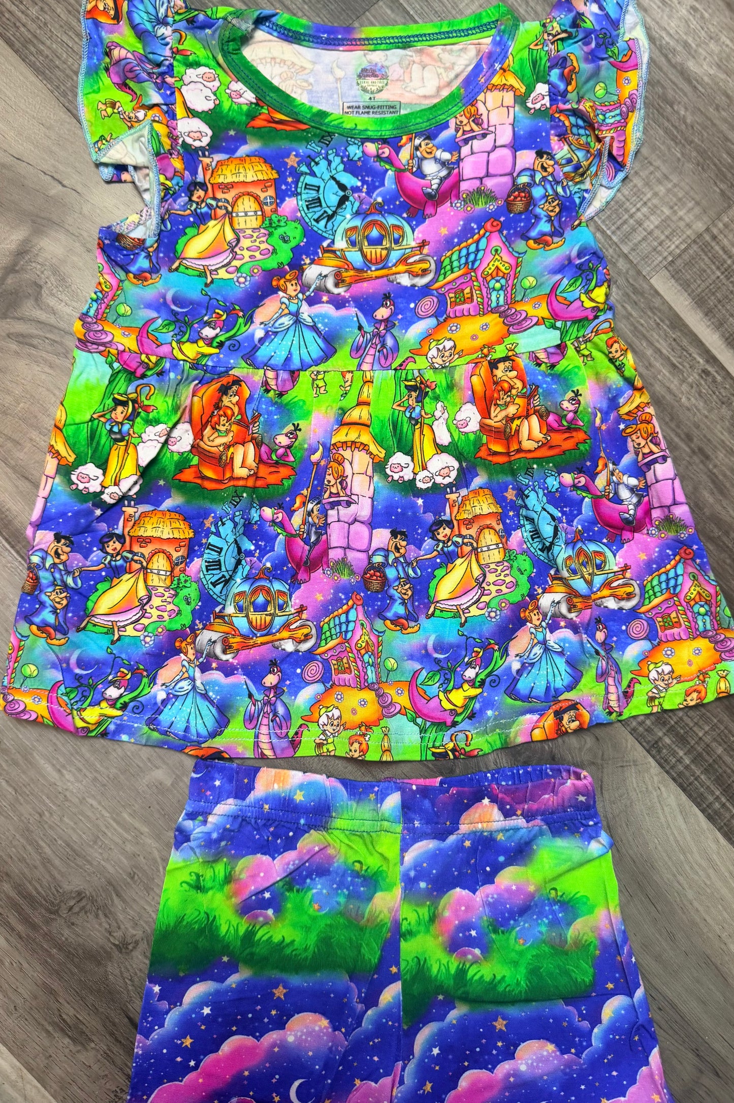 Once Upon A Bedrock Peplum