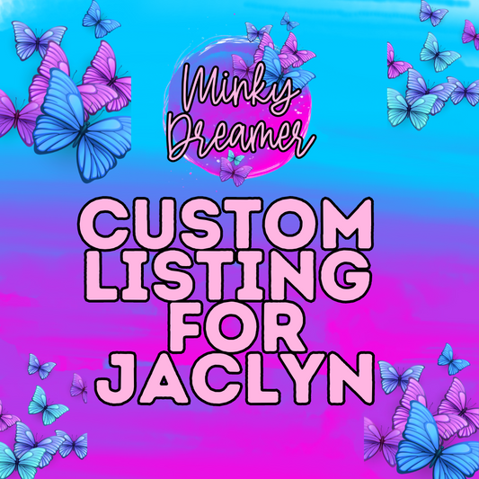 Custom Listing for Jaclyn