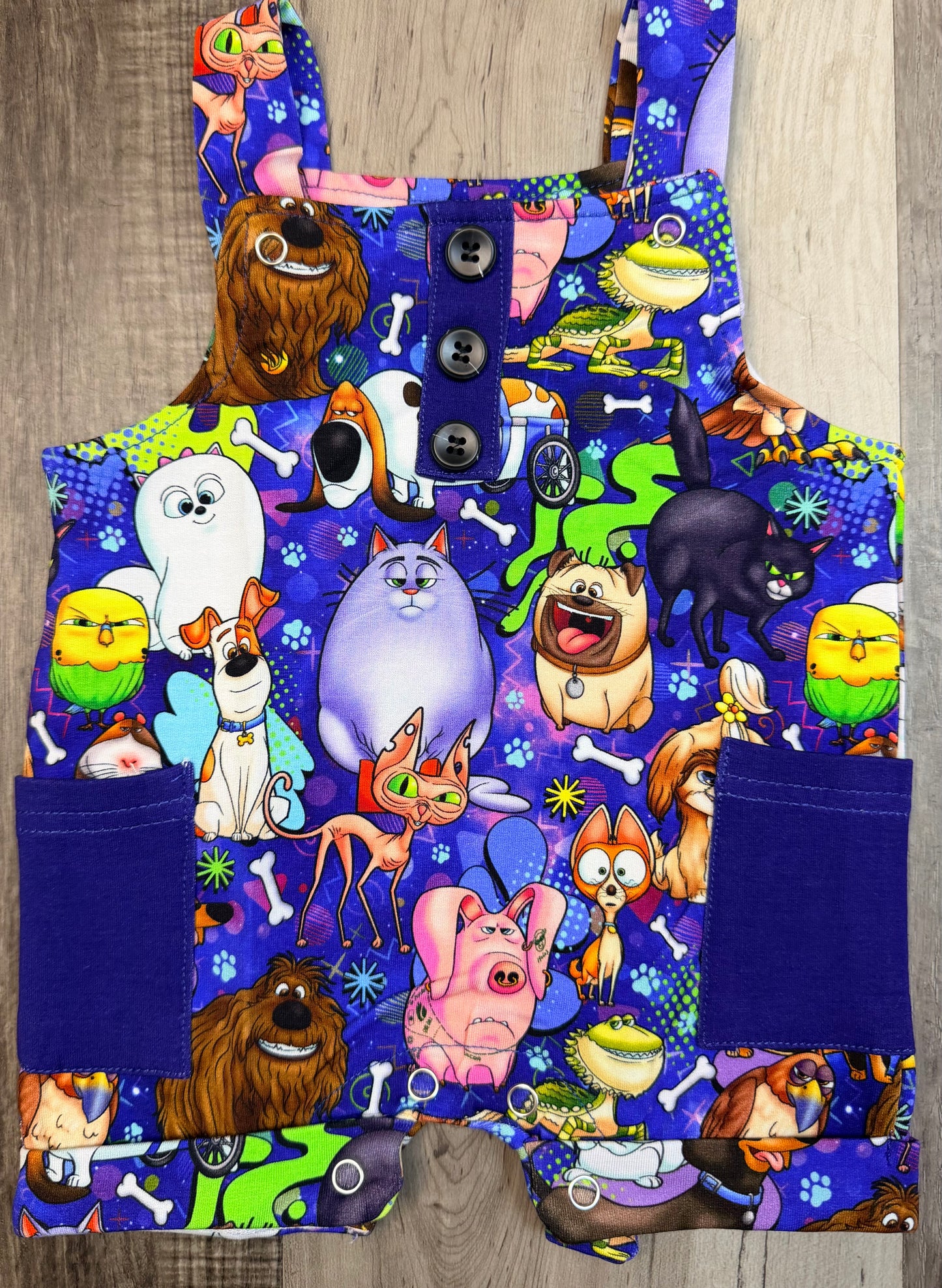 Unleashed & Unsupervised Terry Short Overalls