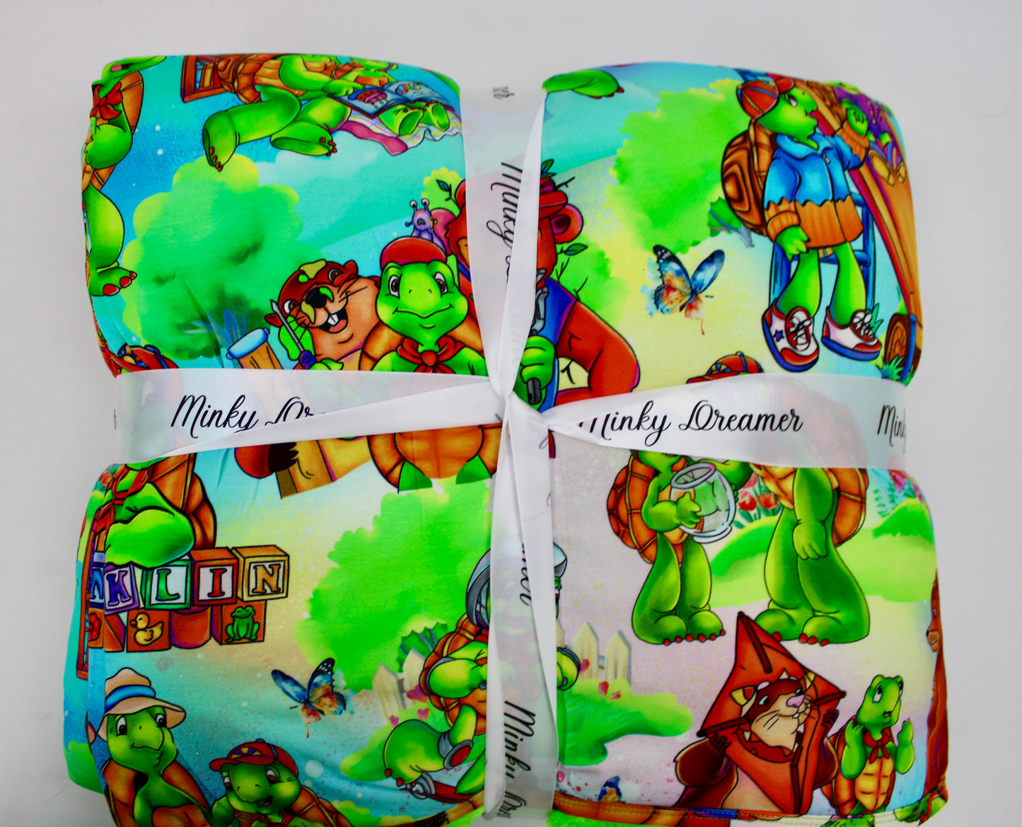 Turtle Friends 60x80 Bamboo Plush