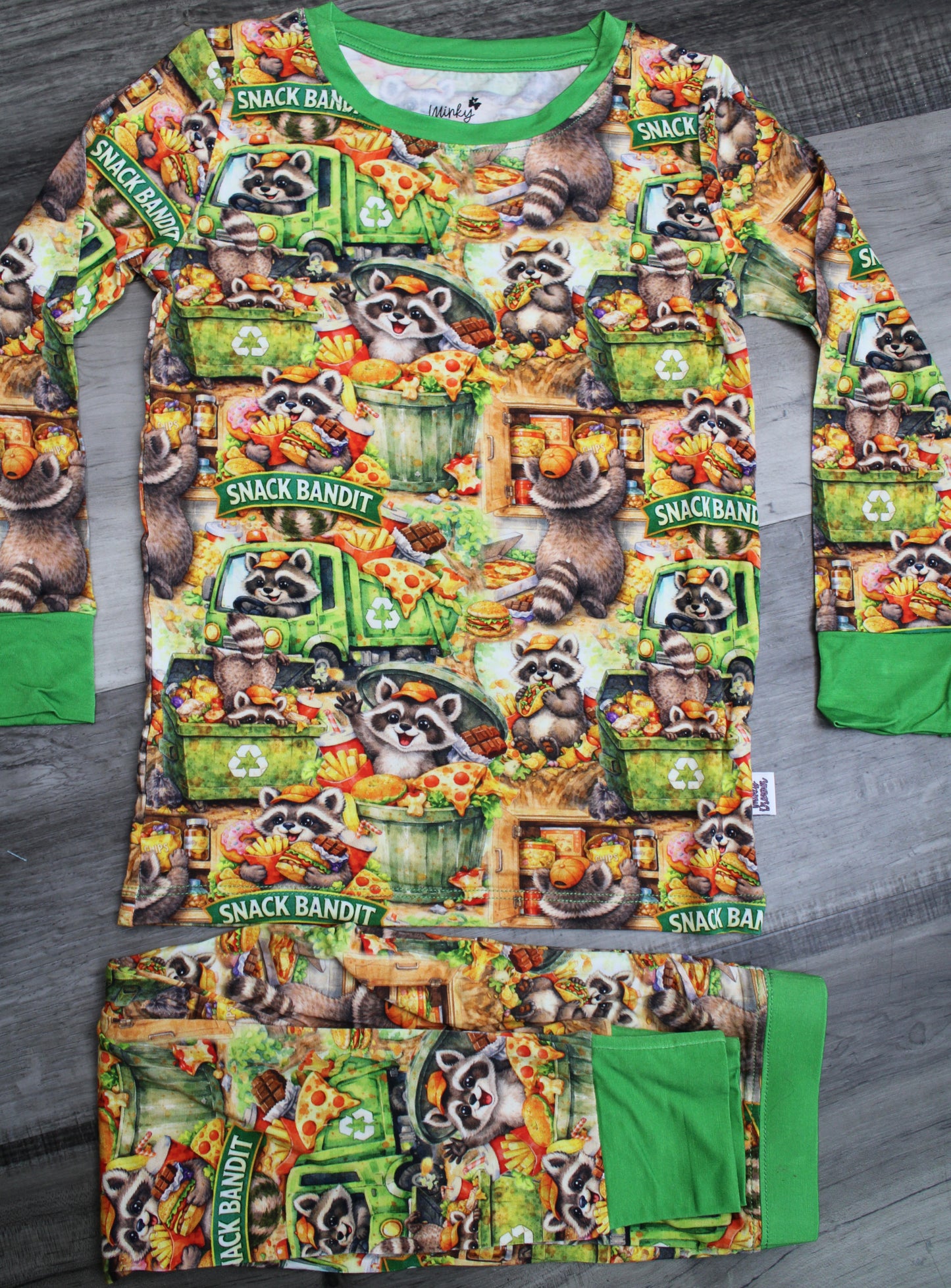 Snack Bandit 2 Piece Long Sleeve Set