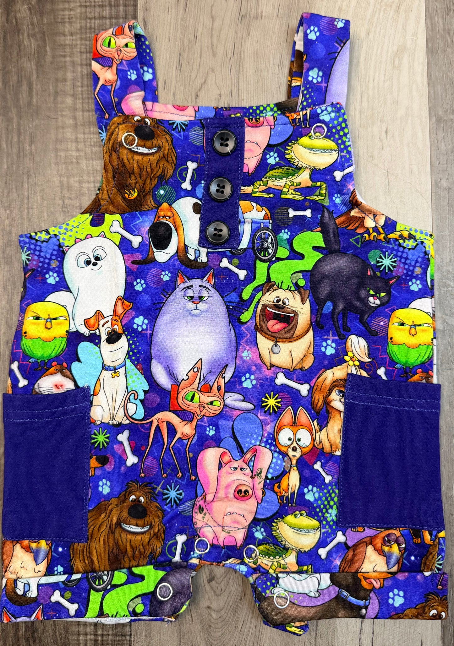 Unleashed & Unsupervised Terry Short Overalls