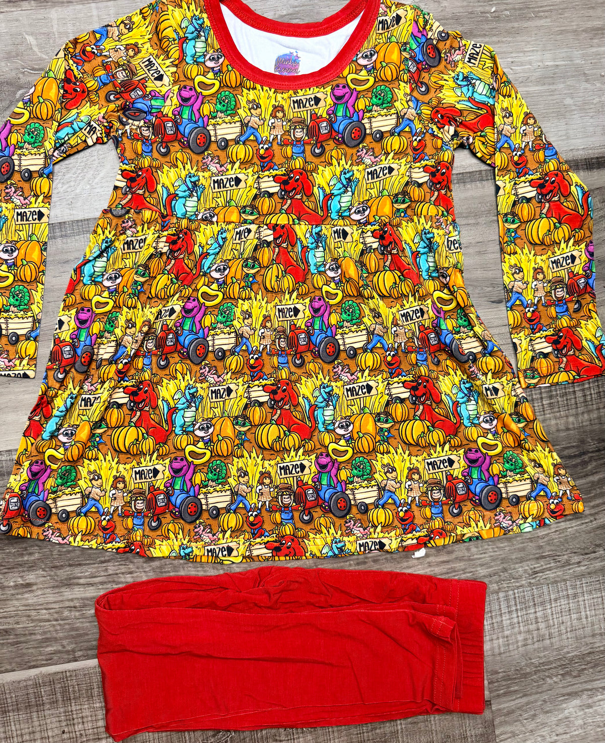 Pumpkin Patch Pals Peplum Set