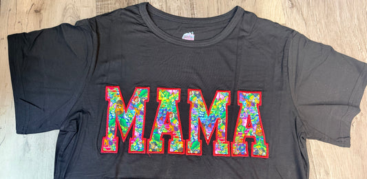 Toys on the Block Embroidered Mama Tee