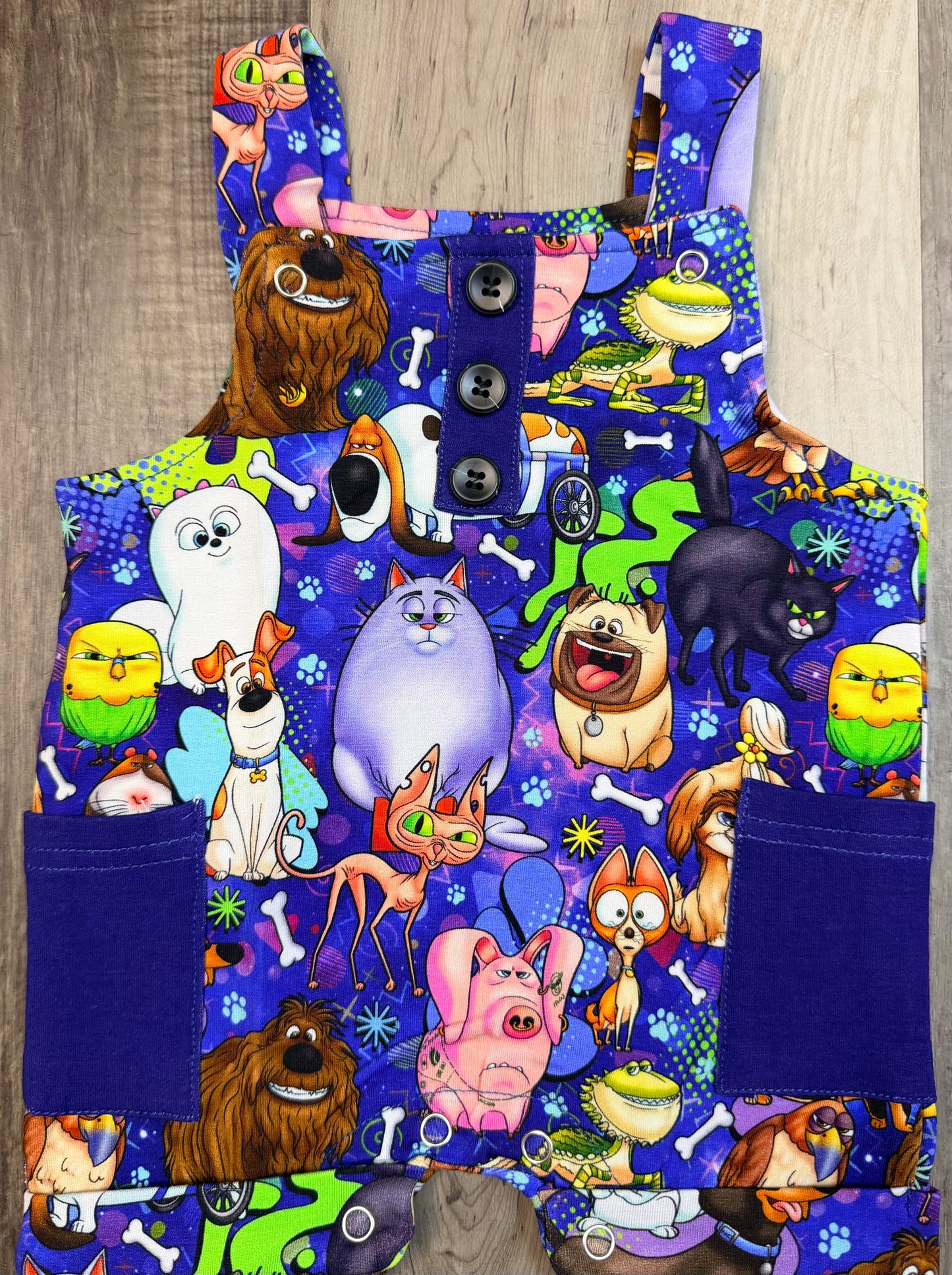 Unleashed & Unsupervised Terry Short Overalls