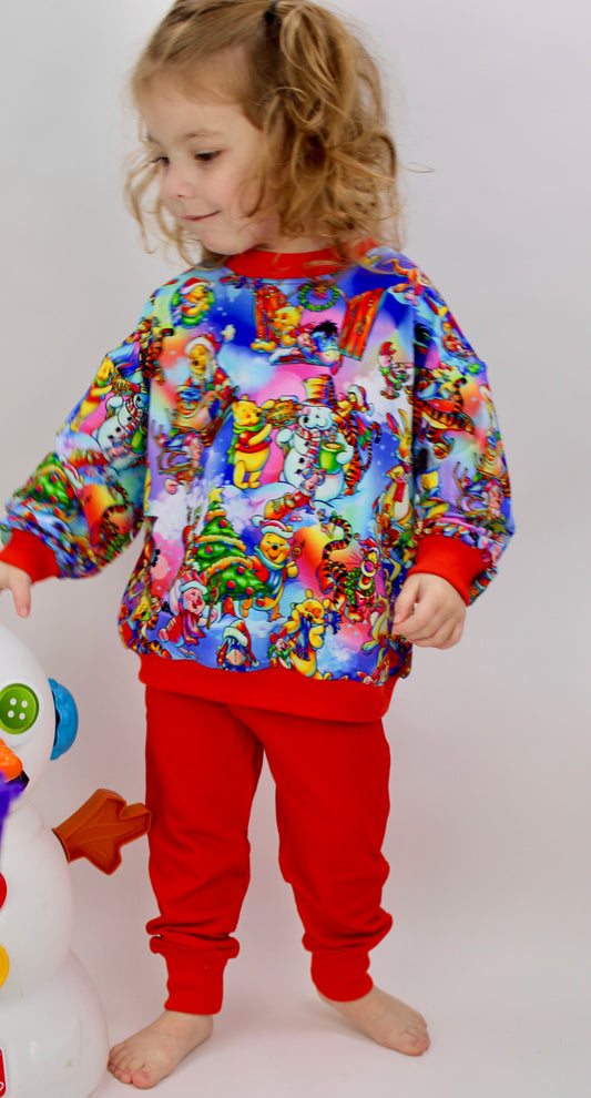 Merry Honey Wishes Terry Crew & Joggers