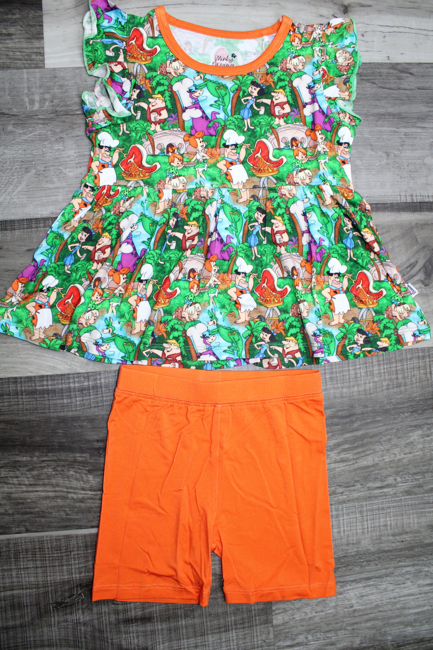 Prehistoric Pitmasters Peplum & Shorts