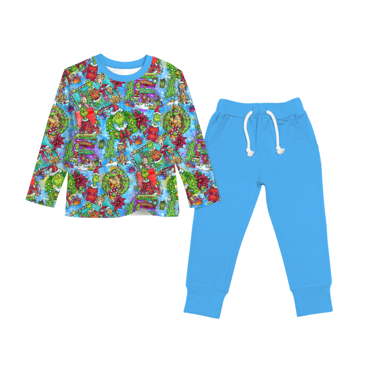 Mean One Long Sleeve Tee with Joggers
