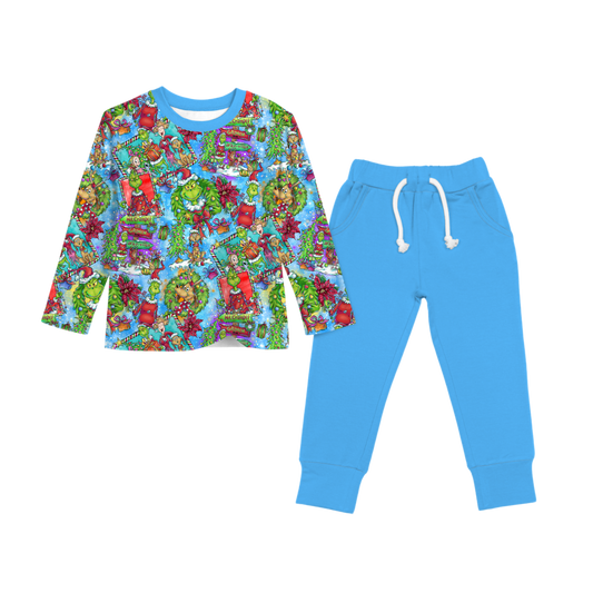 Mean One Long Sleeve Tee with Joggers
