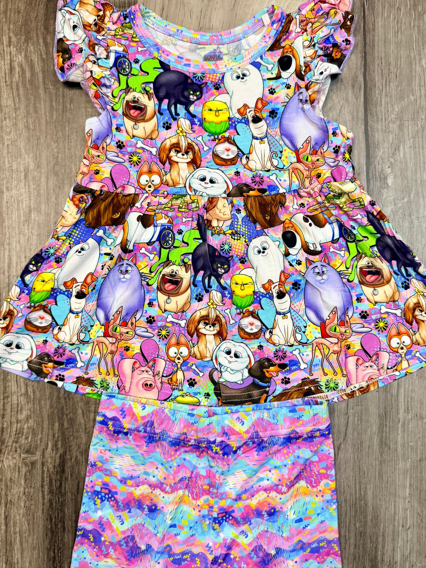 Fur Real Fun Peplum and Shorts