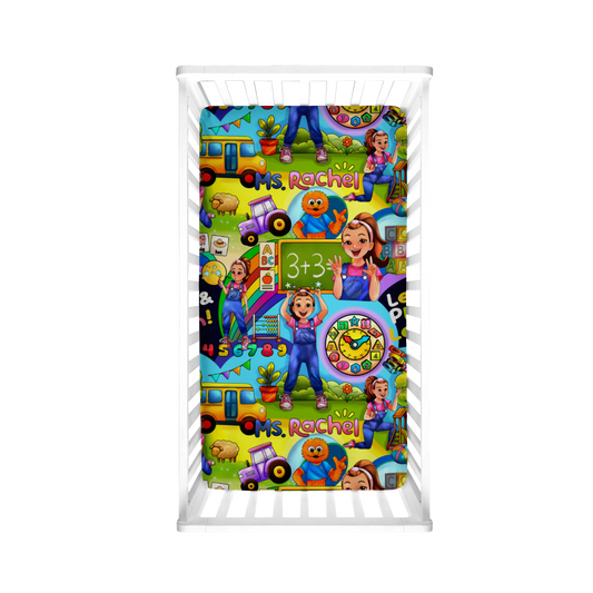 First Words Fun Crib Sheet