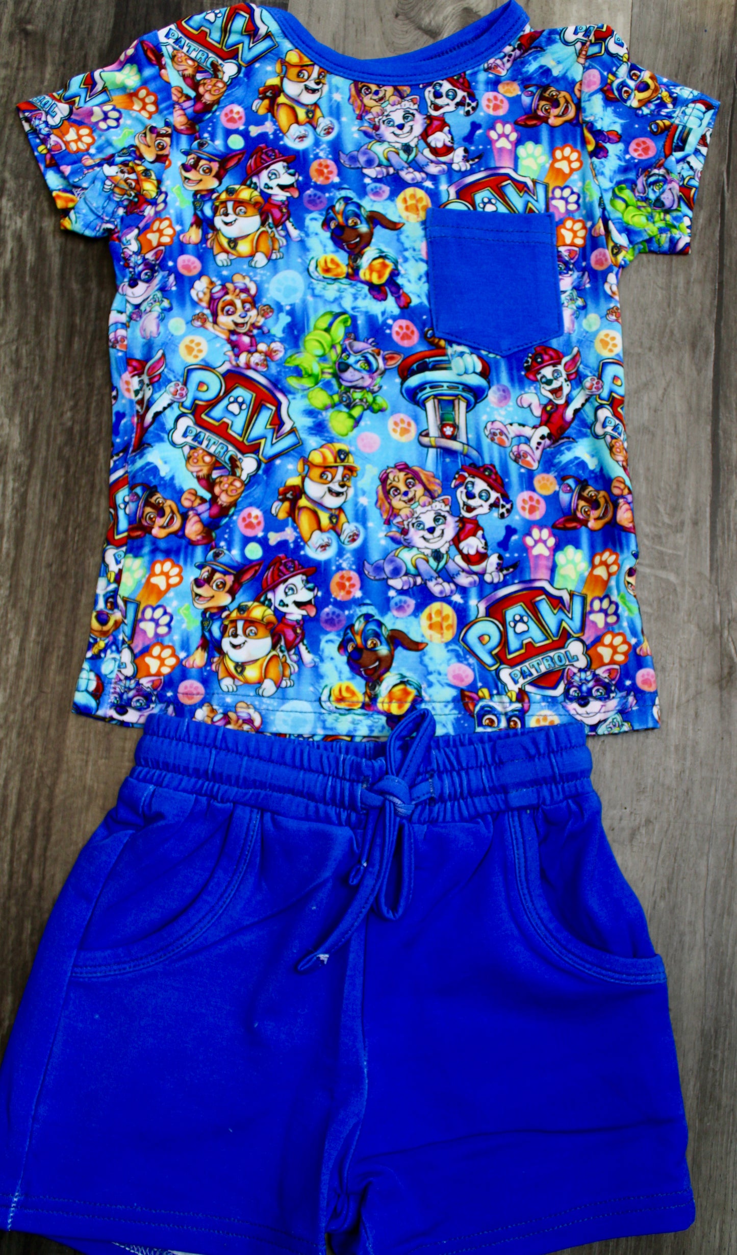 Rescue Pup Crew Pocket Tee & Shorts