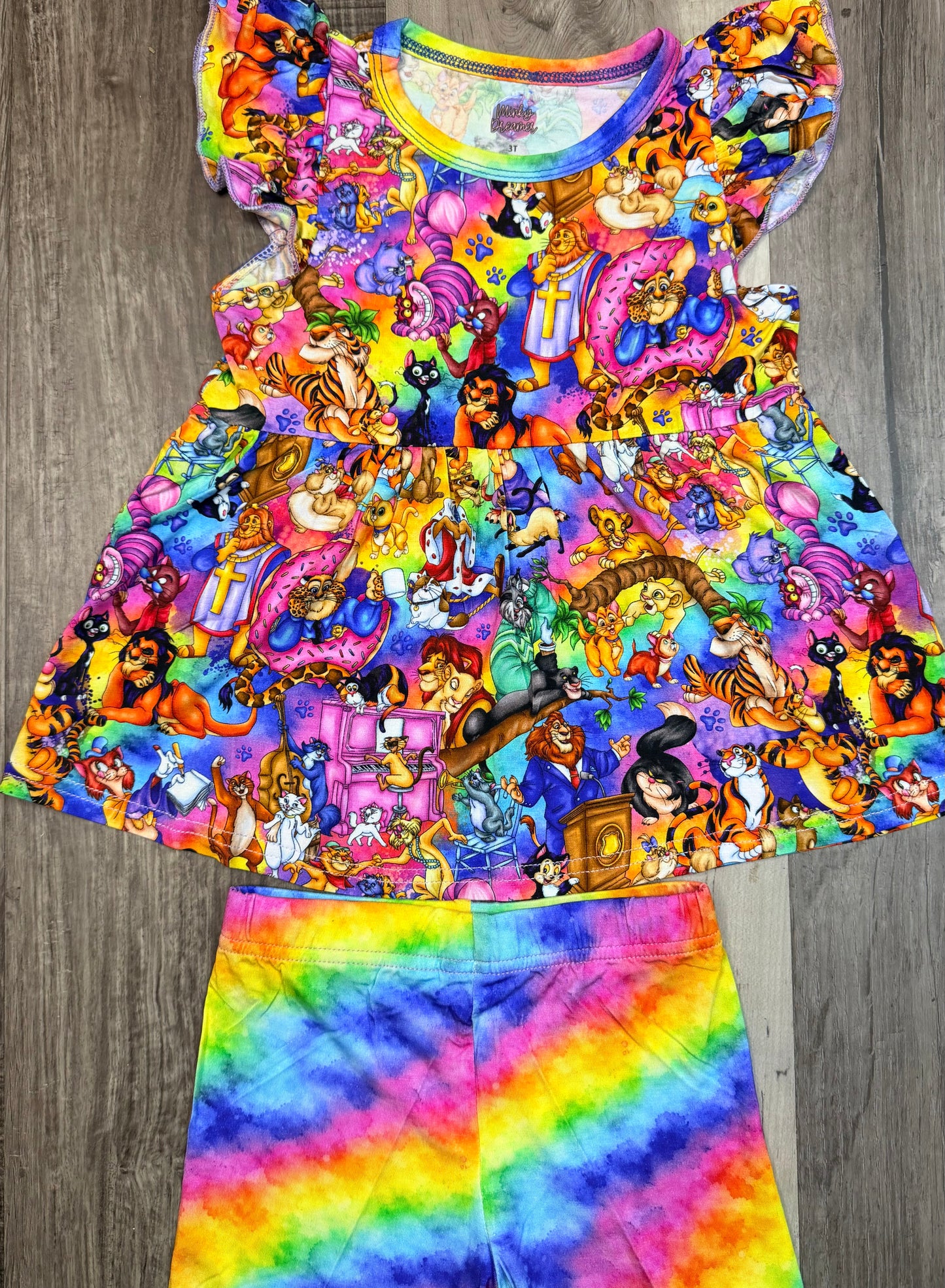Purrfectly Fancy Peplum & Shorts