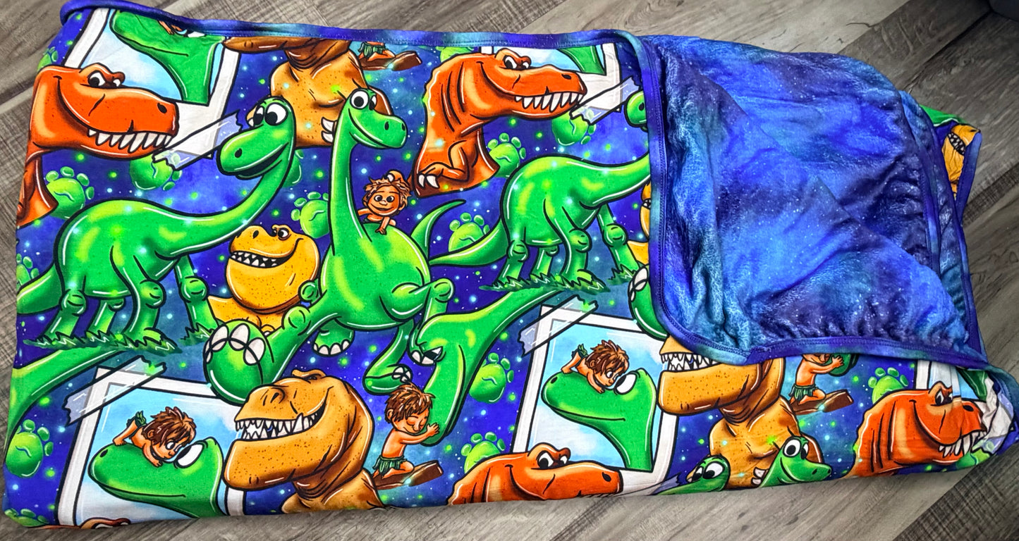 Tiny Roars 60x60 Bamboo Plush Blanket